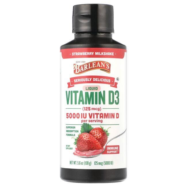 Liquid Vitamin D3 - Strawberry Milkshake