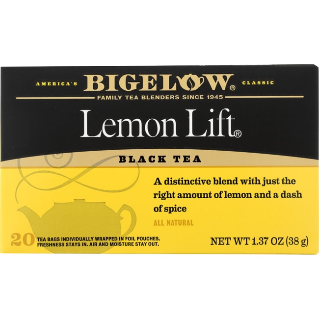 Bigelow Tea Lemon Lift - Черный чай 20 пакетиков (S)