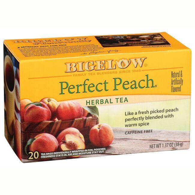 Bigelow Tea Perfect Peach Herb - Caffeine Free | 20 Bags