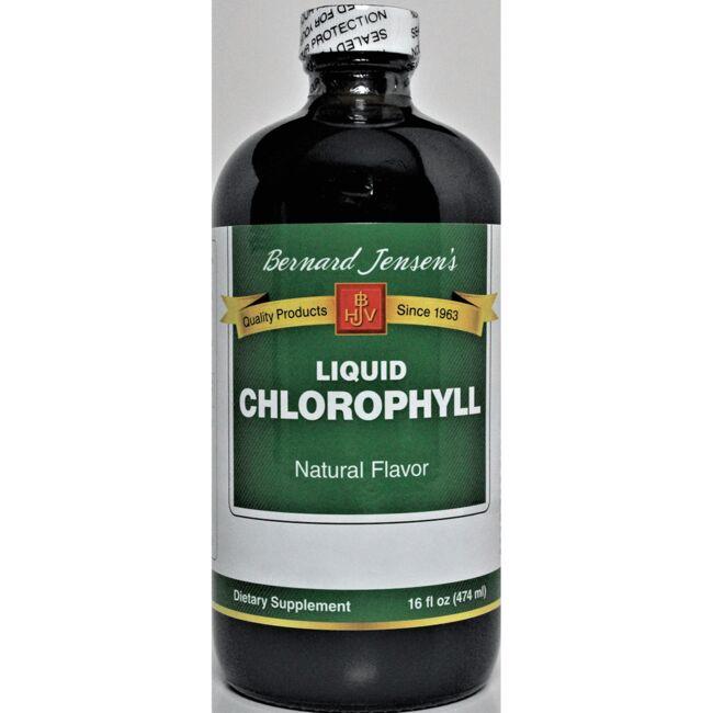 Bernard Jensen Liquid Chlorophyll - Natural Flavor Supplement Vitamin 16 fl oz Liquid