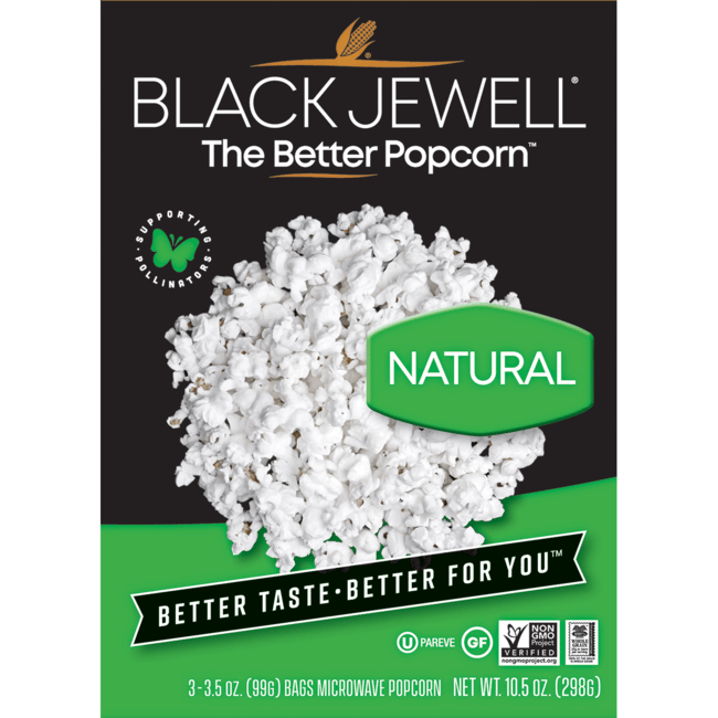 Black Jewell Natural Microwave Popcorn 3 / 3.5 oz Bag(s) Swanson