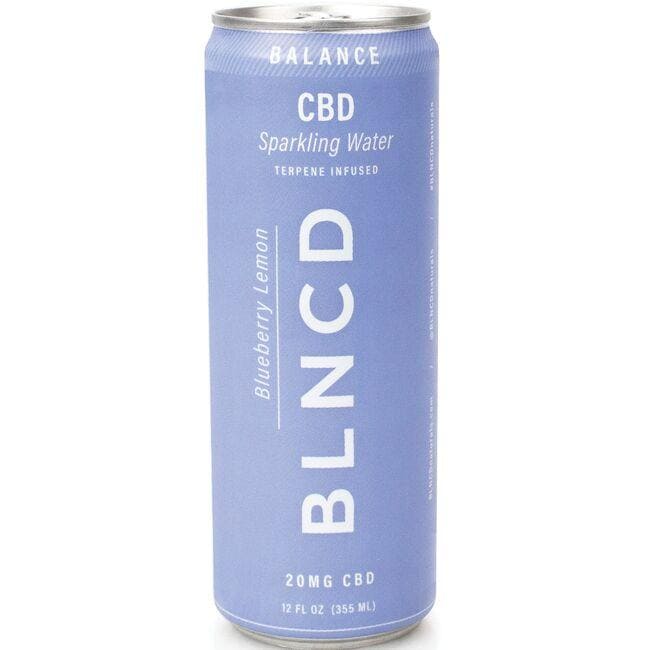 CBD Balance Sparkling Water - Blueberry Lemon