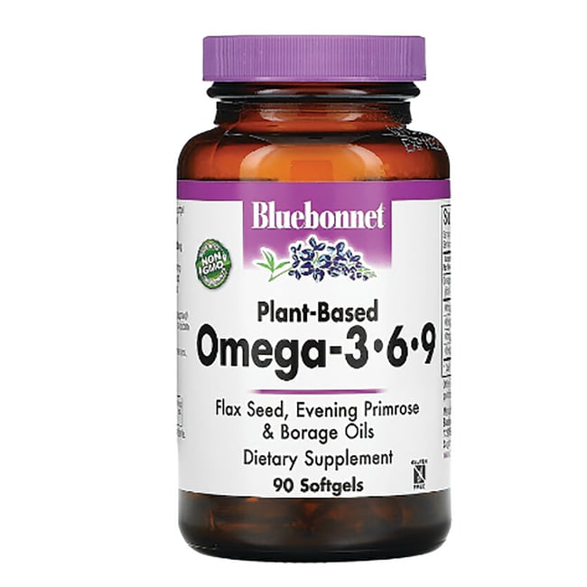 Bluebonnet Nutrition Омега-3-6-9 на растительной основе 90 ст.