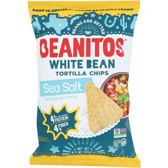 White Bean Tortilla Chips - Sea Salt