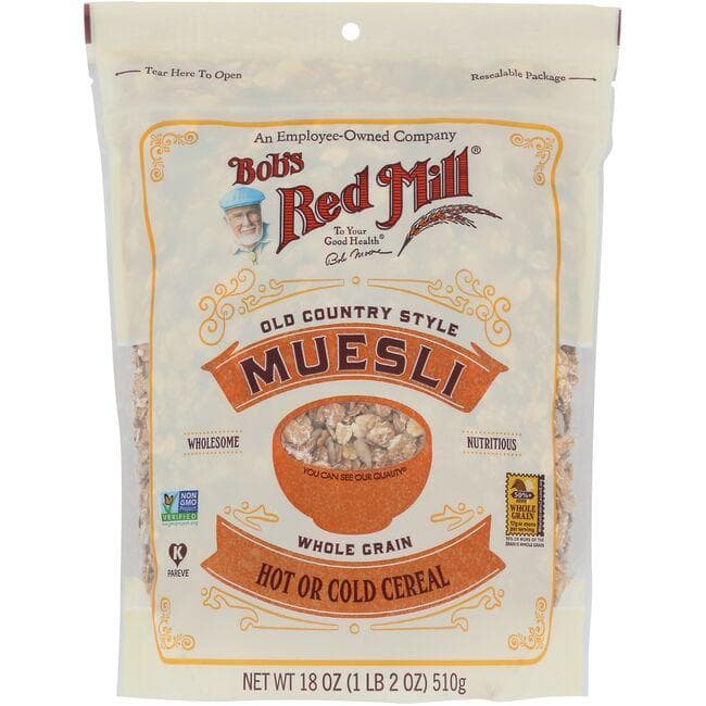 Bob S Red Mill Old Country Style Muesli Cereal 18 Oz Pkg Swanson Health Products