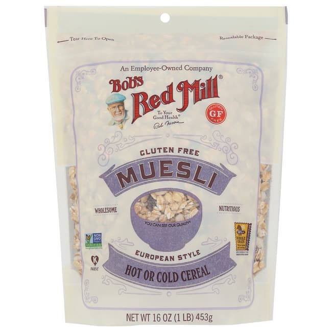 Bob's Red Mill Gluten Free Muesli 16 oz (453 g) Pkg - Swanson Health