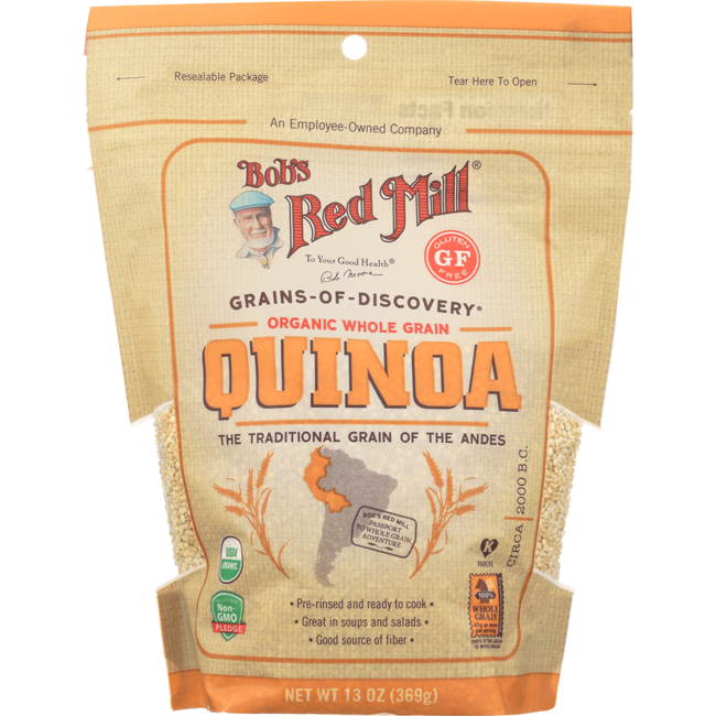 Органическая киноа из цельного зерна Bobs Red Mill 13 унций 2090₽