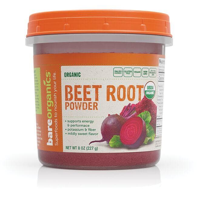 BareOrganics Raw Organic Beet Root Powder | 8 oz Powder