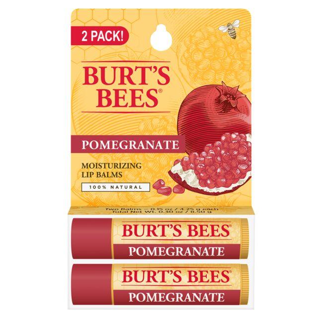 Moisturizing Lip Balms 2 Pack - Pomegranate