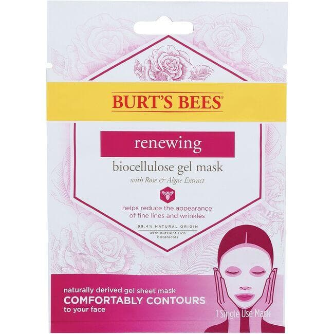 Download Burt S Bees Biocellulose Gel Face Mask Renewing 1 Ct Swanson Health Products PSD Mockup Templates