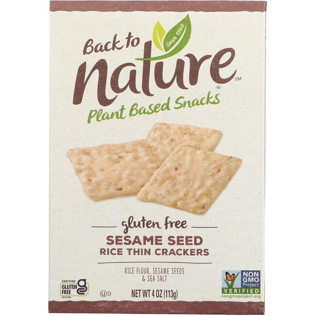 Sesame Seed Rice Thin Crackers