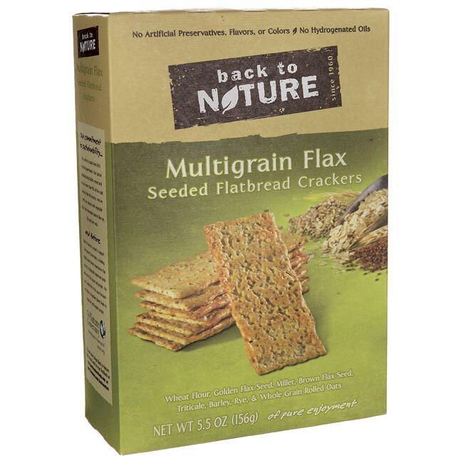 Multigrain Flax Seeded Flatbread Crackers