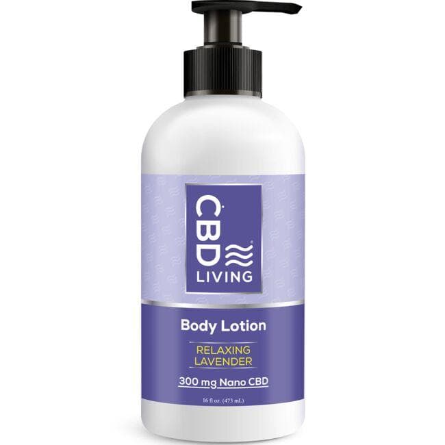 CBD Living Cbd Body Lotion - Relaxing Lavender | 300 mg 16 fl oz Lotion