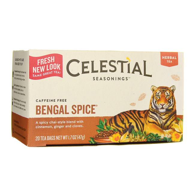 Celestial Seasonings Herbal Tea Bengal Spice - Без кофеина 20 Пакет(ы)