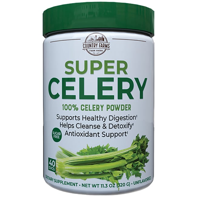 Country Farms Super Celery - без вкуса, 11,3 унции Pwdr