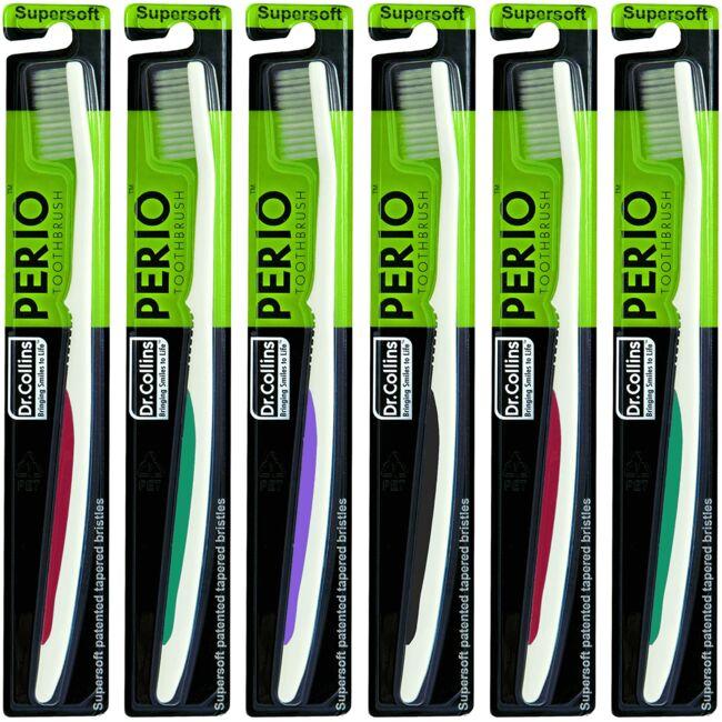 Perio Toothbrush Supersoft - 6 Pack