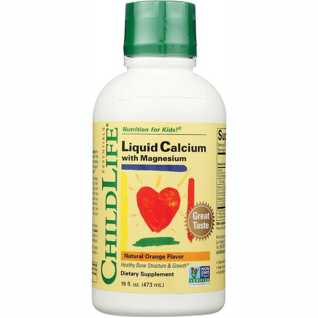 Liquid Calcium with Magnesium - Natural Orange