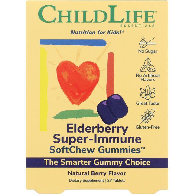 Elderberry Super-Immune SoftChew Gummies- Berry