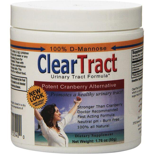 ClearTract D-Mannose Urinary Tract Formula Supplement Vitamin | 1.76 oz Powder