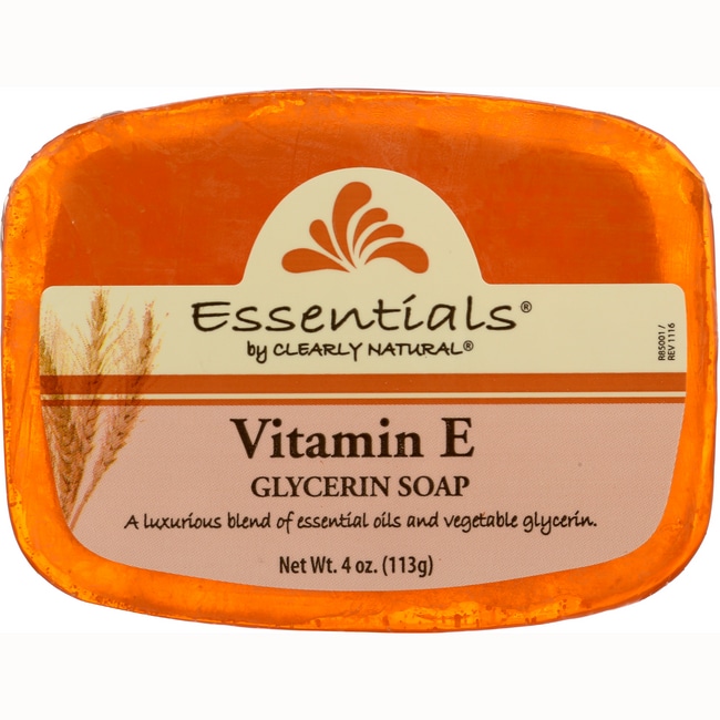 Clearly Natural Глицериновое мыло с витамином Е, 4 унции (S)