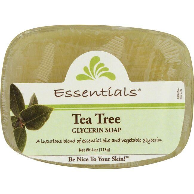 Clearly Natural Glycerine Bar Soap Tea Tree 4 oz Bars