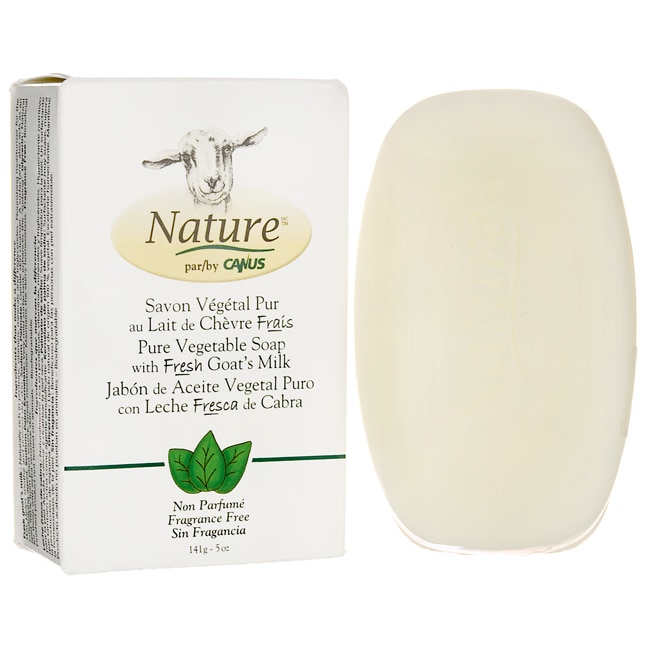 Чистое растительное мыло Canus со свежим козьим молоком - без запаха, 5 унций (батончики)