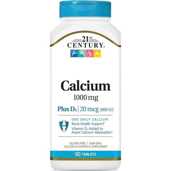 21st Century Calcium Plus D3 90 таблеток