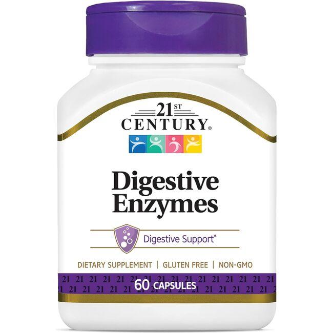 21st Century Digestive Enzymes Supplement Vitamin 60 Caps