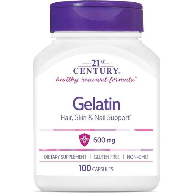 21st Century Gelatin 600 mg 100 Caps - Swanson®