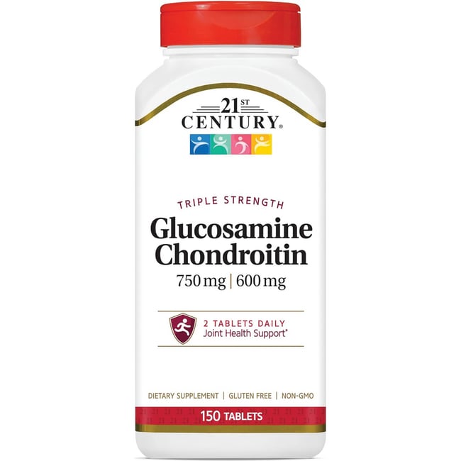 Глюкозамин хондроитин тройной силы 21st Century 150 таблеток