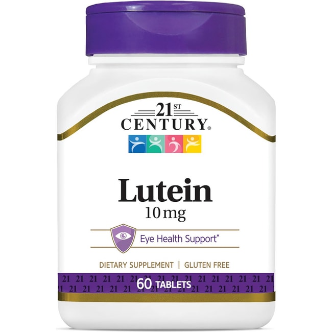 Лютеин 21st Century 10 мг 60 таблеток