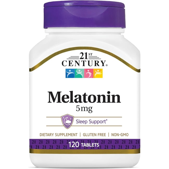 21st Century Максимальная сила мелатонина 5 мг 120 таблеток