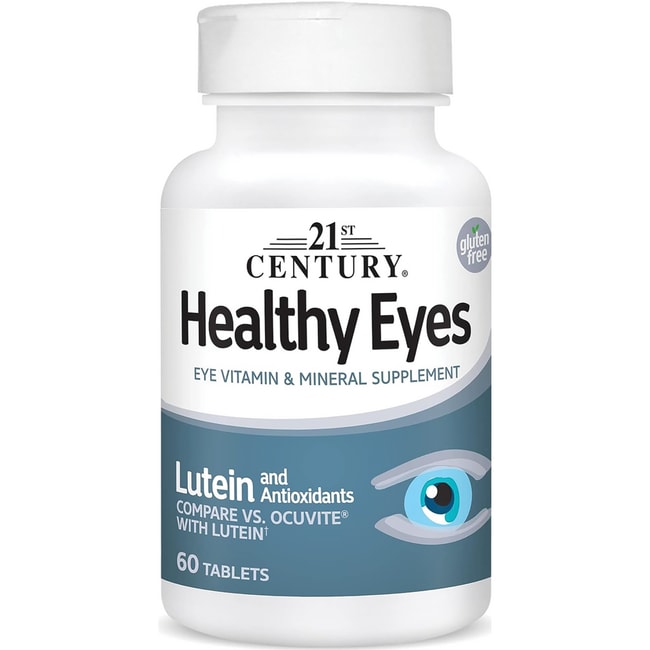 Здоровые глаза 21 века с лютеином 60 таблеток