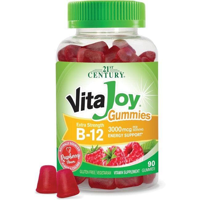 VitaJoy Gummies Extra Strength B-12 - Raspberry