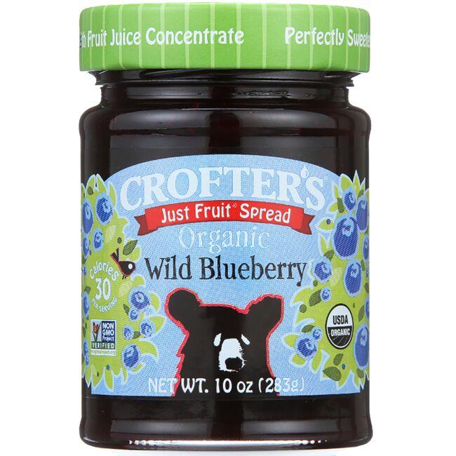 Crofters Just Fruit Spread - Organic Blueberry | 10 oz Jar