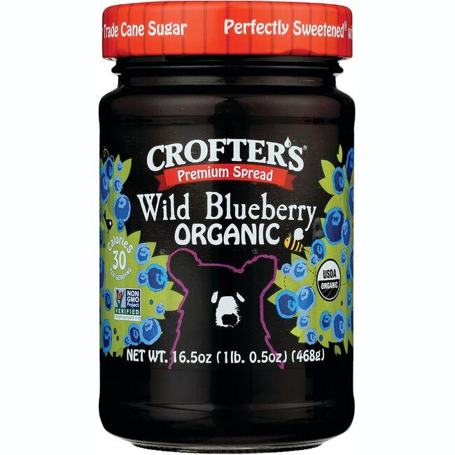 Crofters Premium Spread Organic - Wild Blueberry | 16.5 oz Jar