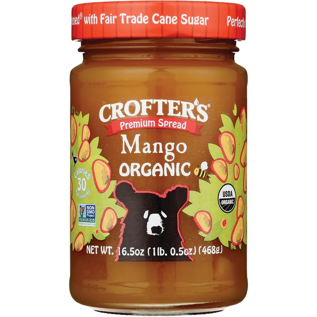 Crofters Premium Spread Organic - Манго, банка 16,5 унций