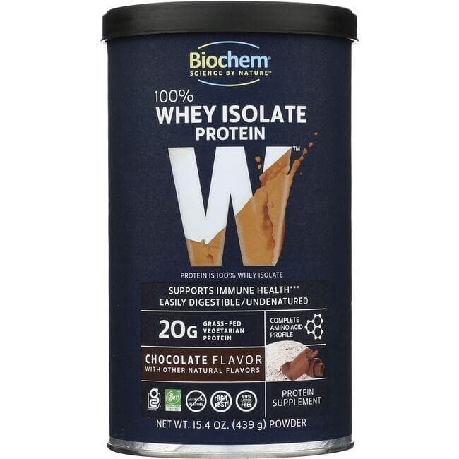 Biochem 100% Whey Isolate Protein - Chocolate Vitamin | 15.4 oz Powder