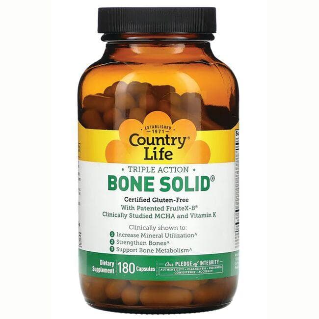 Country Life Bone Solid Vitamin | 180 Caps