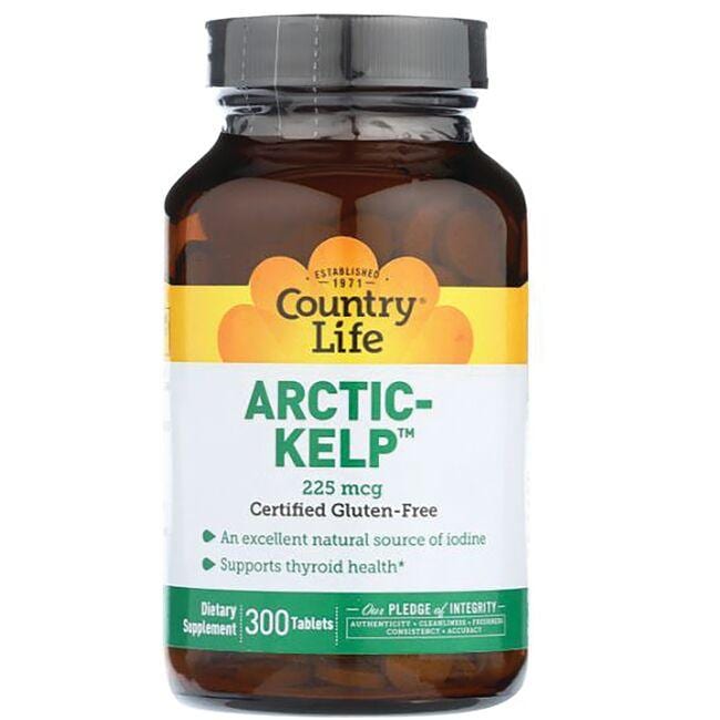 Country Life Arctic Kelp Vitamin 225 mcg 300 Tabs