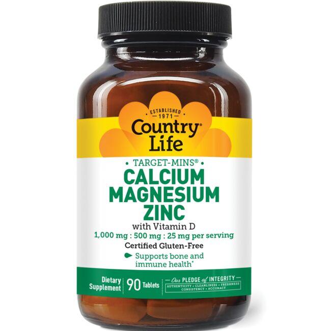 Target-Mins Calcium, Magnesium, Zinc with Vitamin D