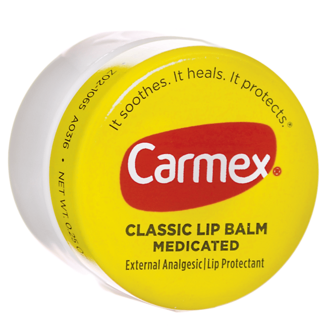 Carmex Original Lip Balm for Cold Sores and Chapped Lips 0.25 oz Balm ...