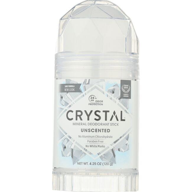 Crystal Mineral Deodorant Stick - Unscented 4.25 oz Sticks