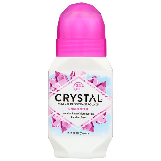 Crystal Mineral Deodorant Roll-On - Unscented 2.25 fl oz Liquid