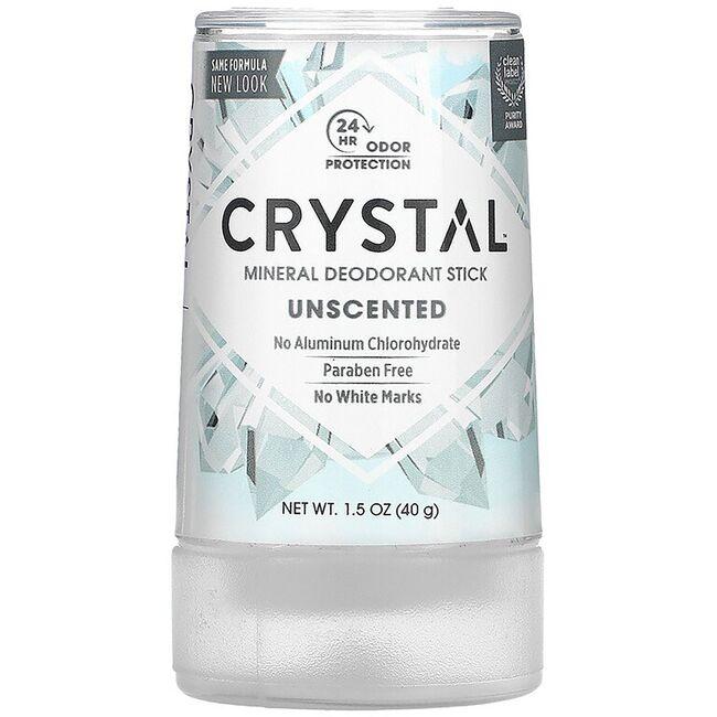 Crystal Mineral Deodorant Travel Stick - Unscented | 1.5 oz Sticks