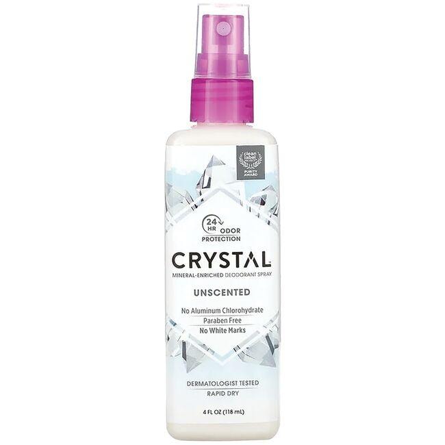 Crystal Mineral Deodorant Spray - Unscented 4 fl oz Liquid