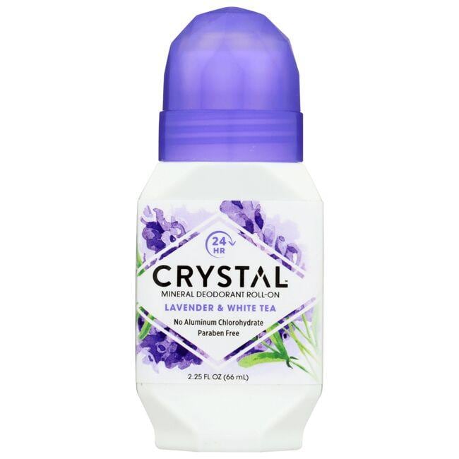 Crystal Mineral Deodorant Roll-On - Lavender & White Tea | 2.25 fl oz Roll-On