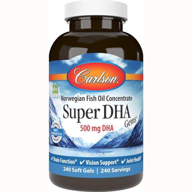 Norwegian Fish Oil Concentrate Super DHA Gems