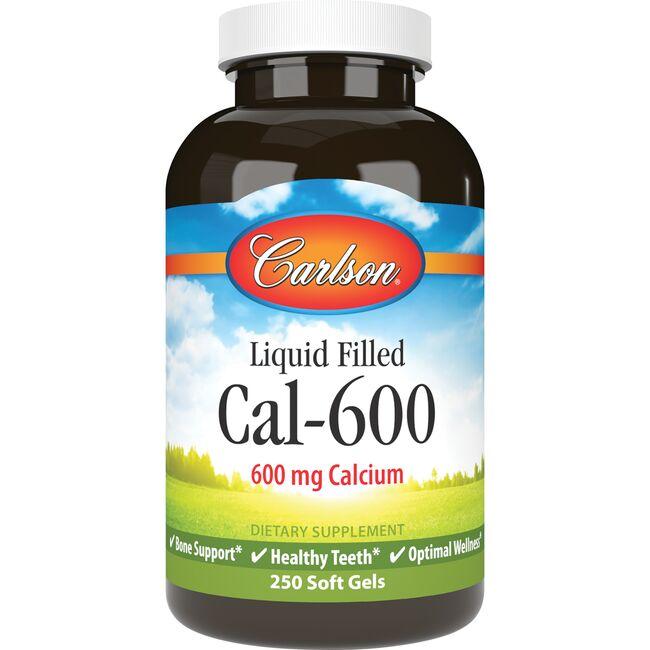 Carlson Liquid Filled Cal-600 Vitamin | 600 mg | 250 Soft Gels