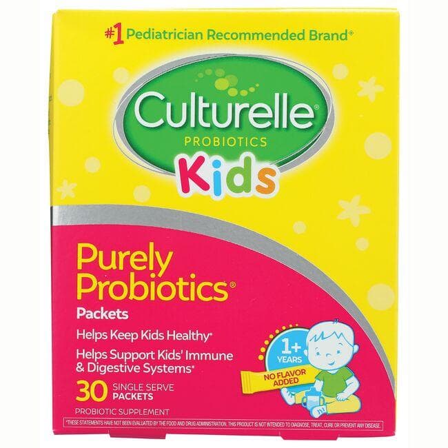 Culturelle Probiotic Kids Packets Supplement Vitamin | 5 Billion CFU | 30 Packets